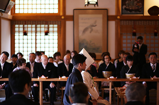 足羽神社　神前結婚式